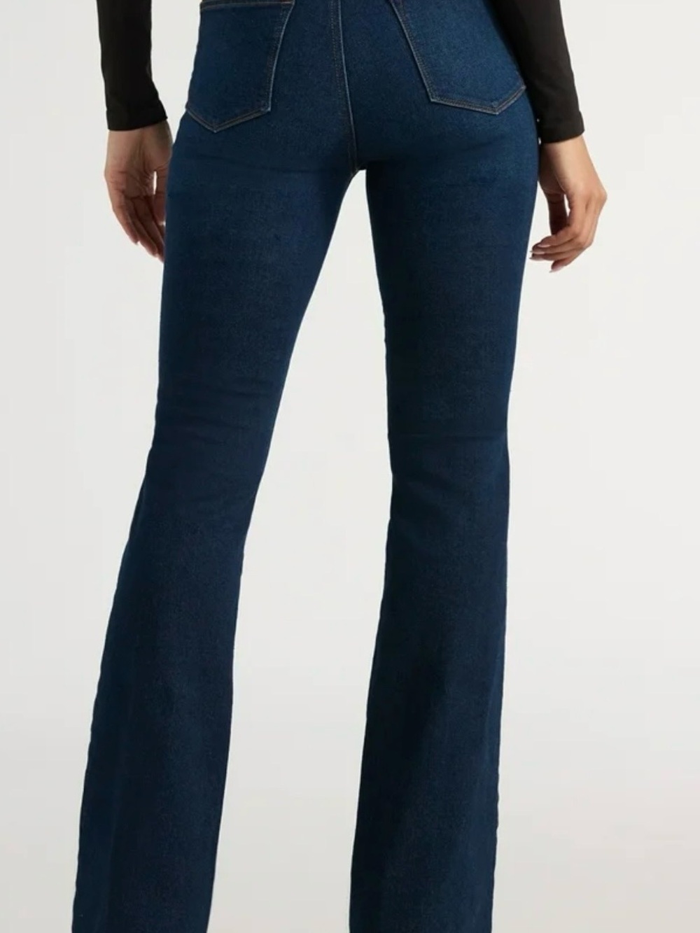 sofia by sofia vergara Dark Blue High-Rise Flare Jeans - Picture 2 of 13